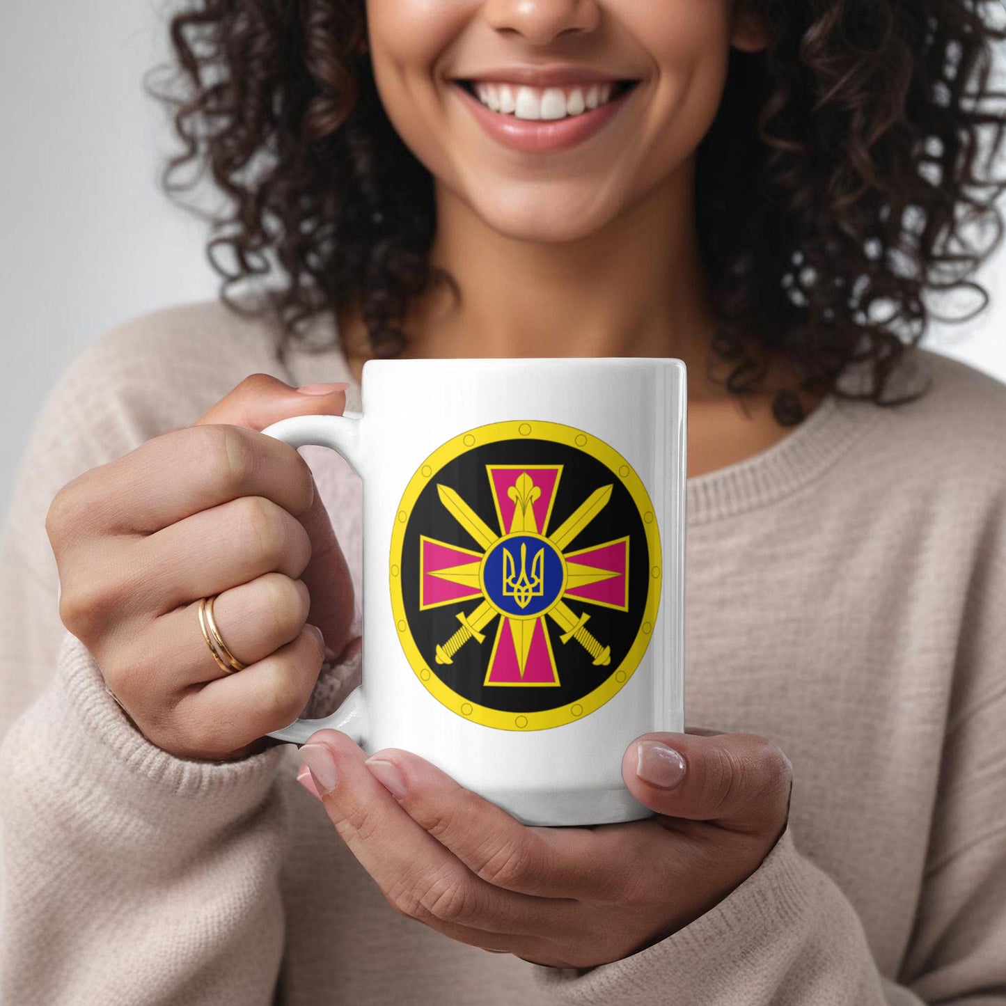 Ukrainian Defense Intelligence - 15oz White Ceramic Mug