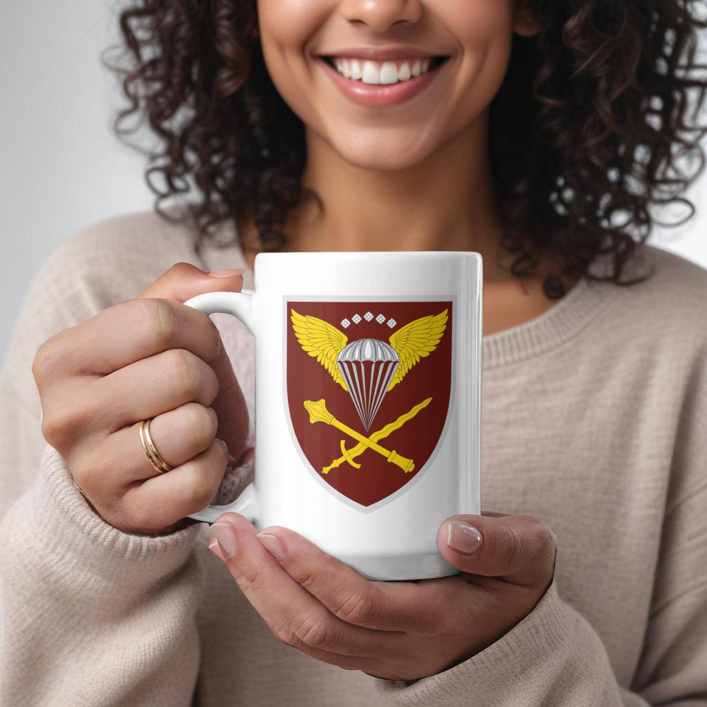 Air Assault Forces Command (Ukraine) - 15oz White Ceramic Mug