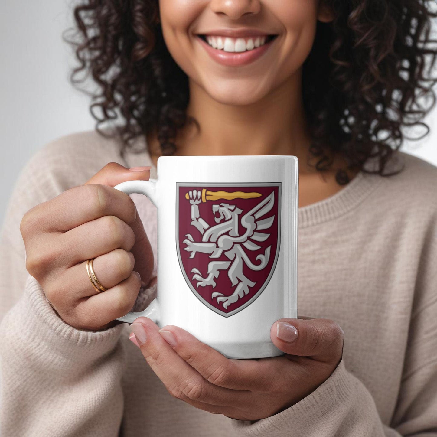 80th Air Assault Brigade (Ukraine) - 15oz White Ceramic Mug