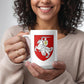 Pahonia (Belarus) - 15oz White Ceramic Mug