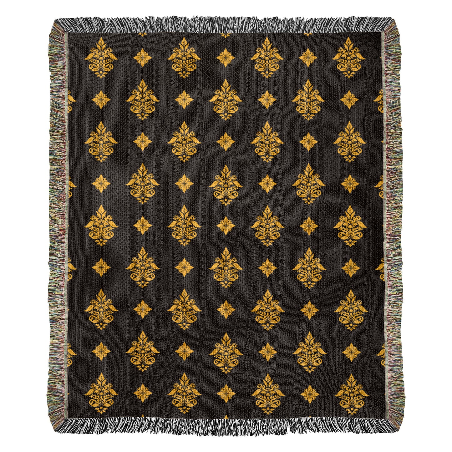 Damask Pattern 001 - 50" x 60" Heirloom Woven Blanket