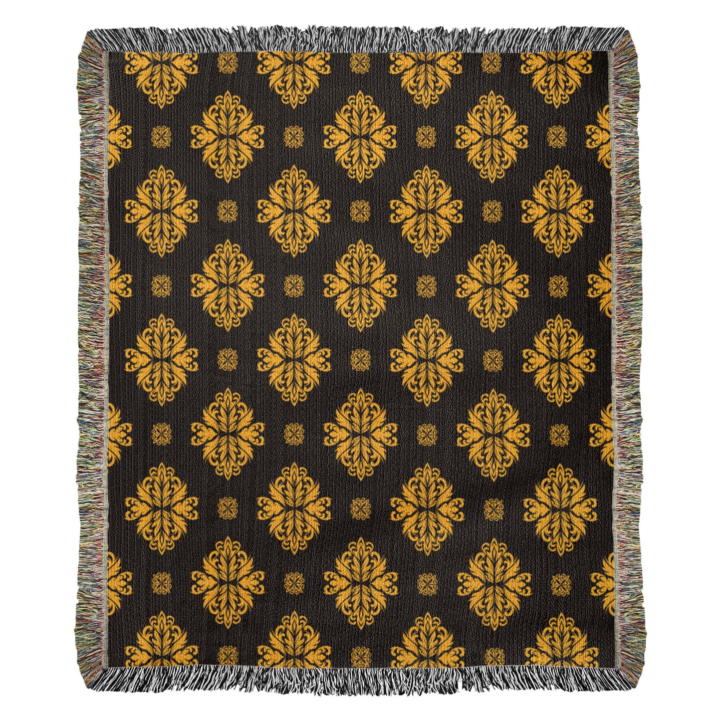 Damask Pattern 027 - 50" x 60" Heirloom Woven Blanket