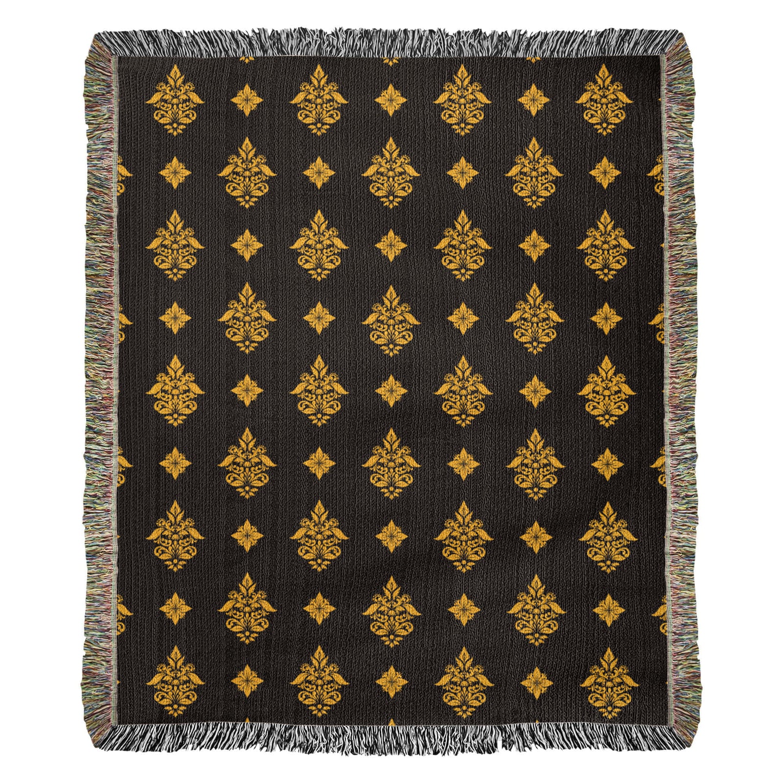 Damask Pattern 001 - 50" x 60" Heirloom Woven Blanket