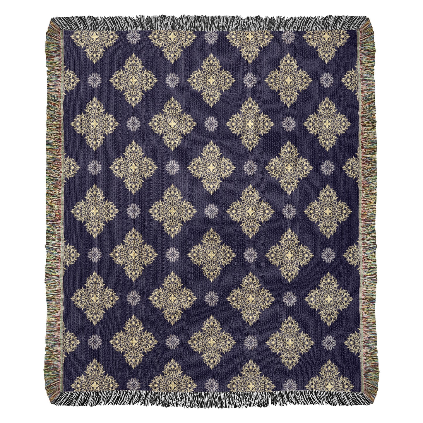 Damask Pattern 031 - 50" x 60" Heirloom Woven Blanket