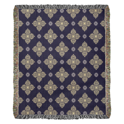 Damask Pattern 031 - 50" x 60" Heirloom Woven Blanket