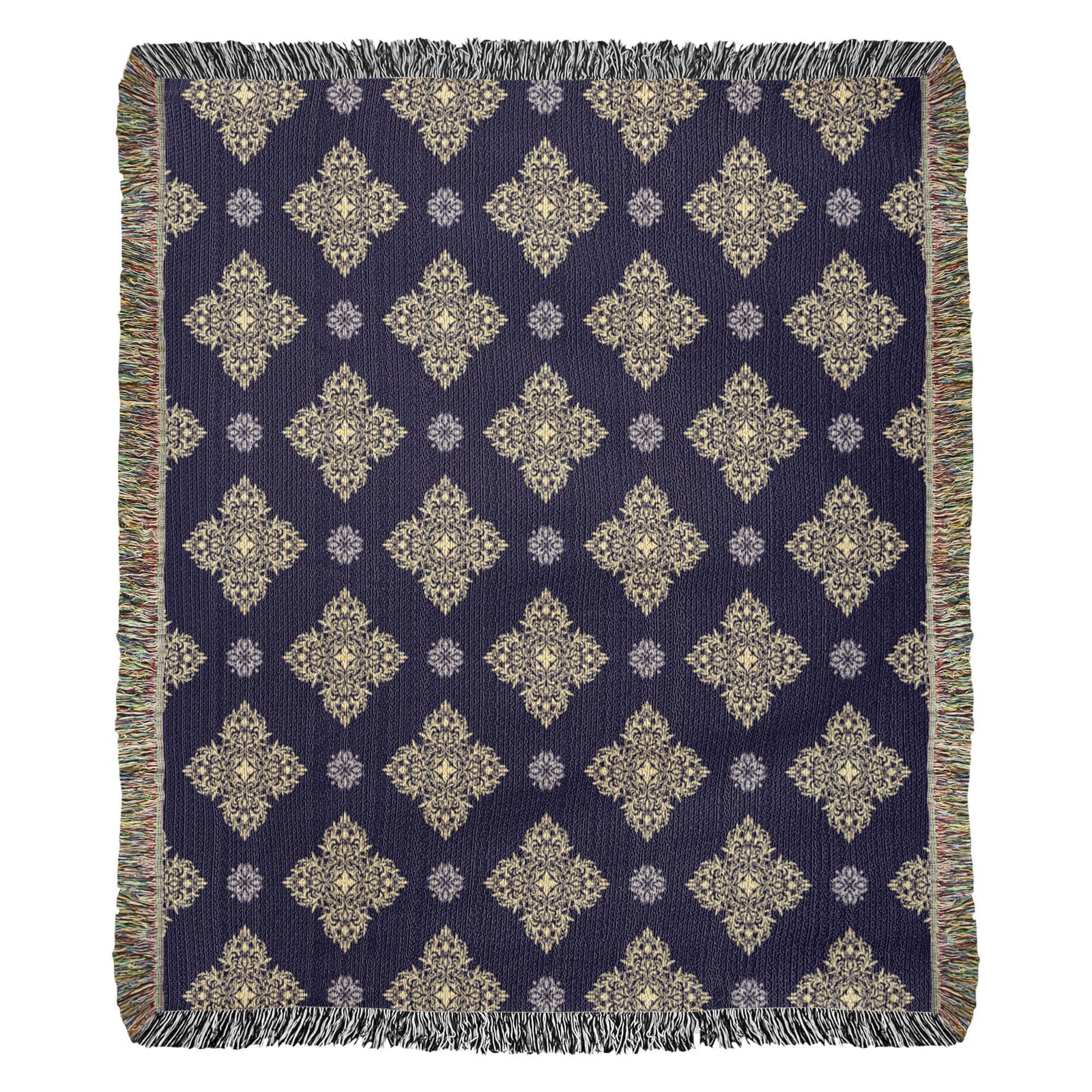 Damask Pattern 031 - 50" x 60" Heirloom Woven Blanket