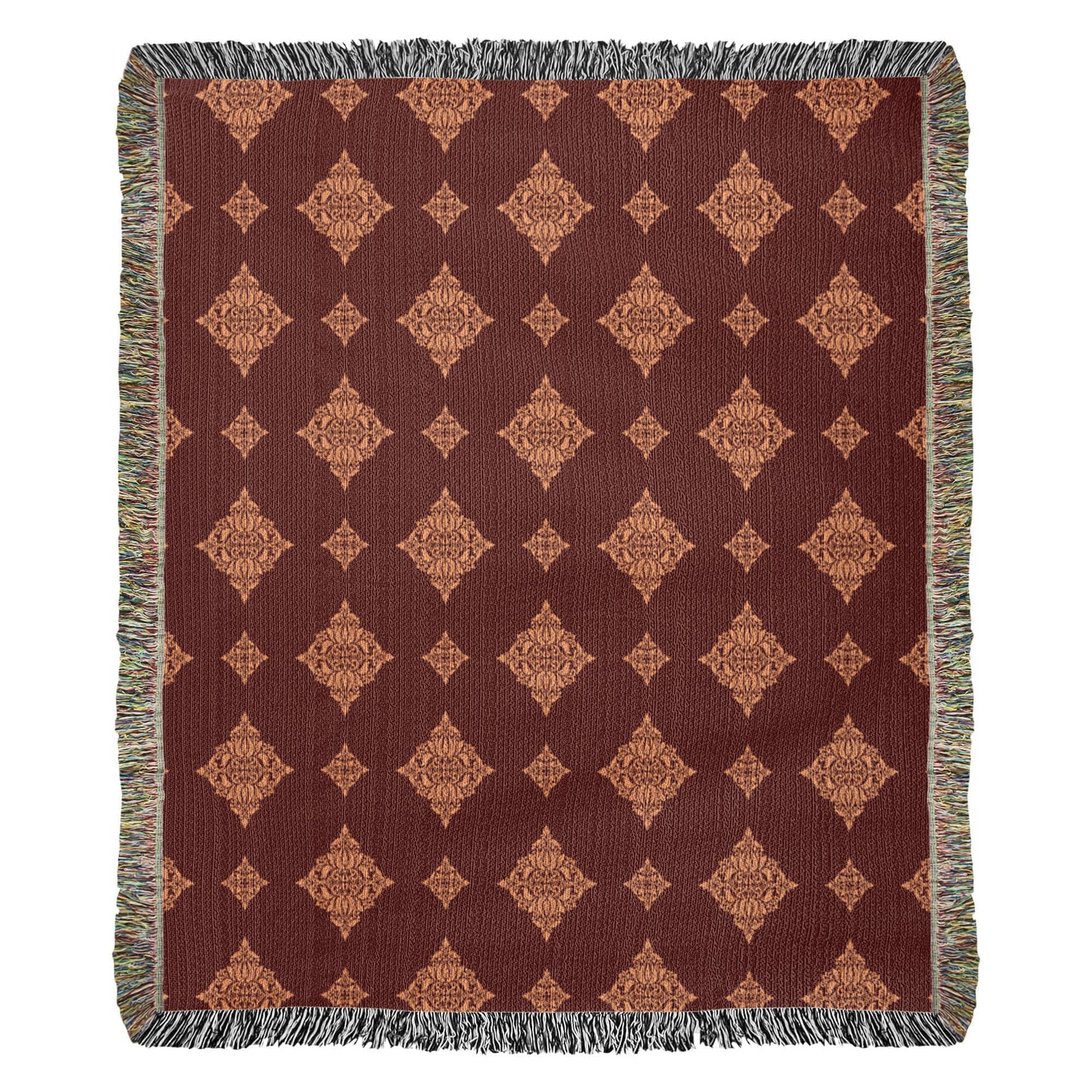 Damask Pattern 006 - 50" x 60" Heirloom Woven Blanket