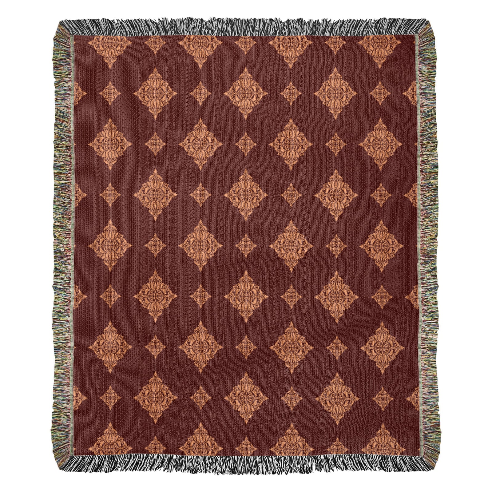 Damask Pattern 006 - 50" x 60" Heirloom Woven Blanket