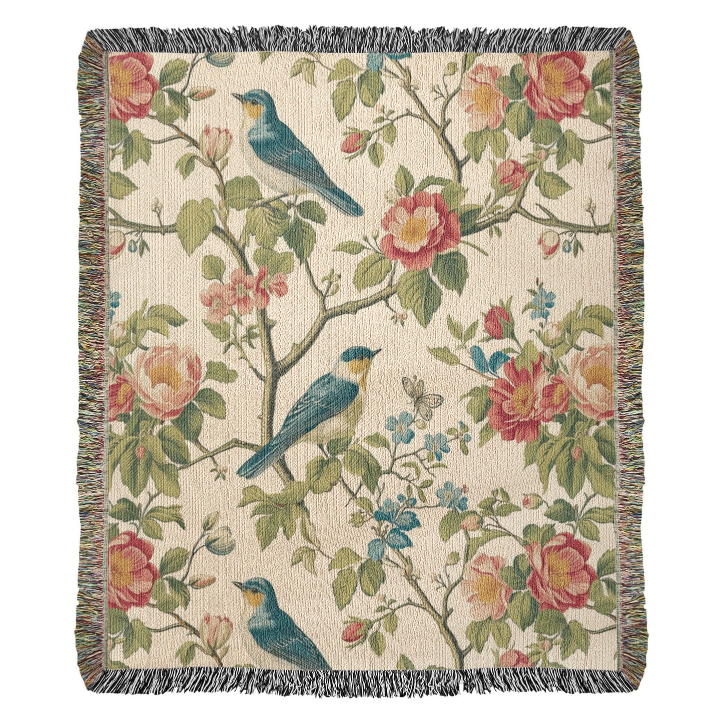 Chinoiserie Pattern 027 - 50" x 60" Heirloom Woven Blanket