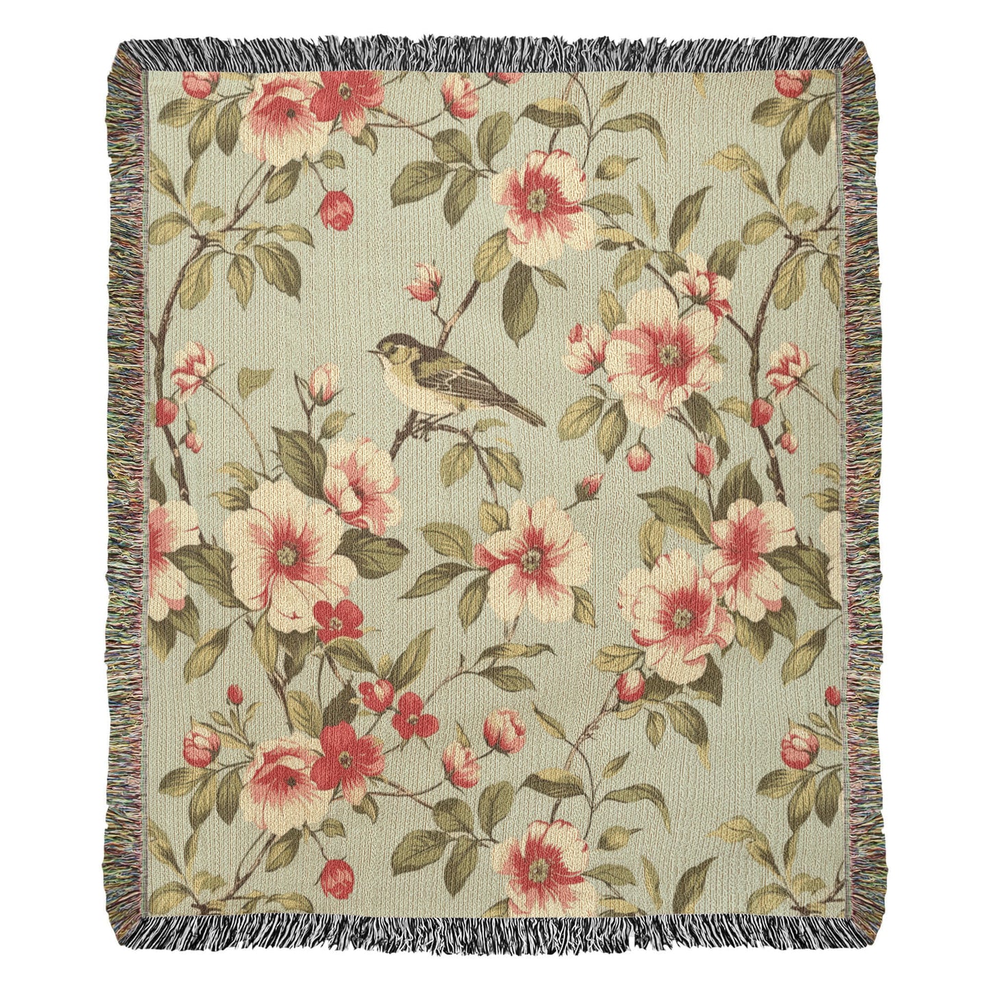 Chinoiserie Pattern 025 - 50" x 60" Heirloom Woven Blanket