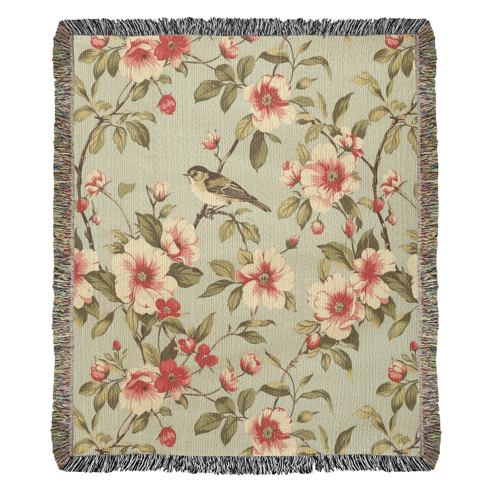 Chinoiserie Pattern 025 - 50" x 60" Heirloom Woven Blanket