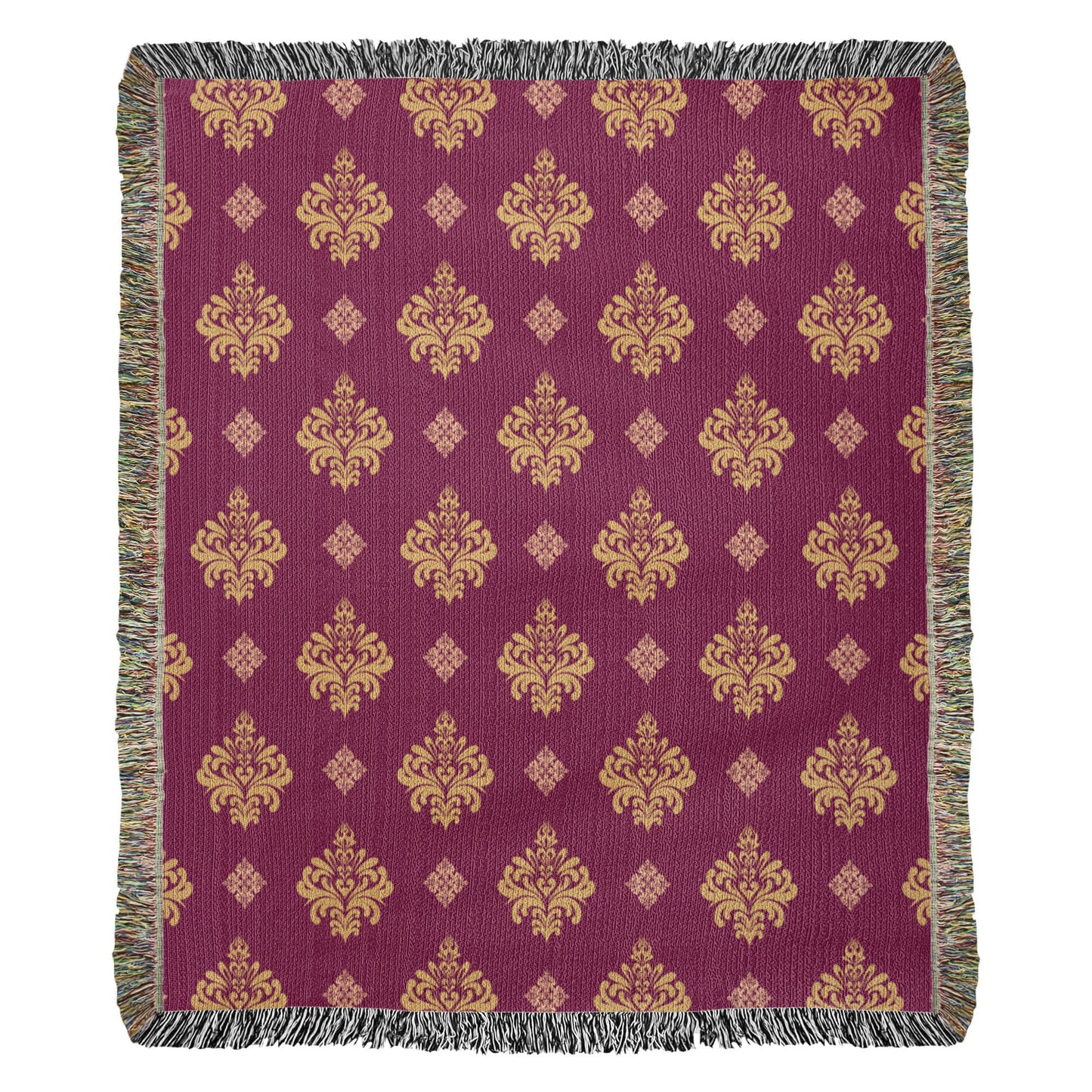 Damask Pattern 005 - 50" x 60" Heirloom Woven Blanket