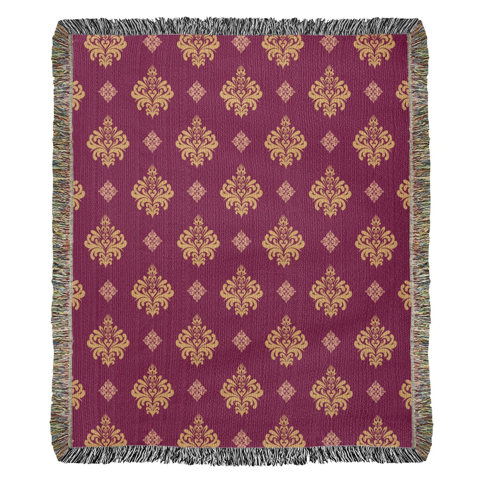 Damask Pattern 005 - 50" x 60" Heirloom Woven Blanket