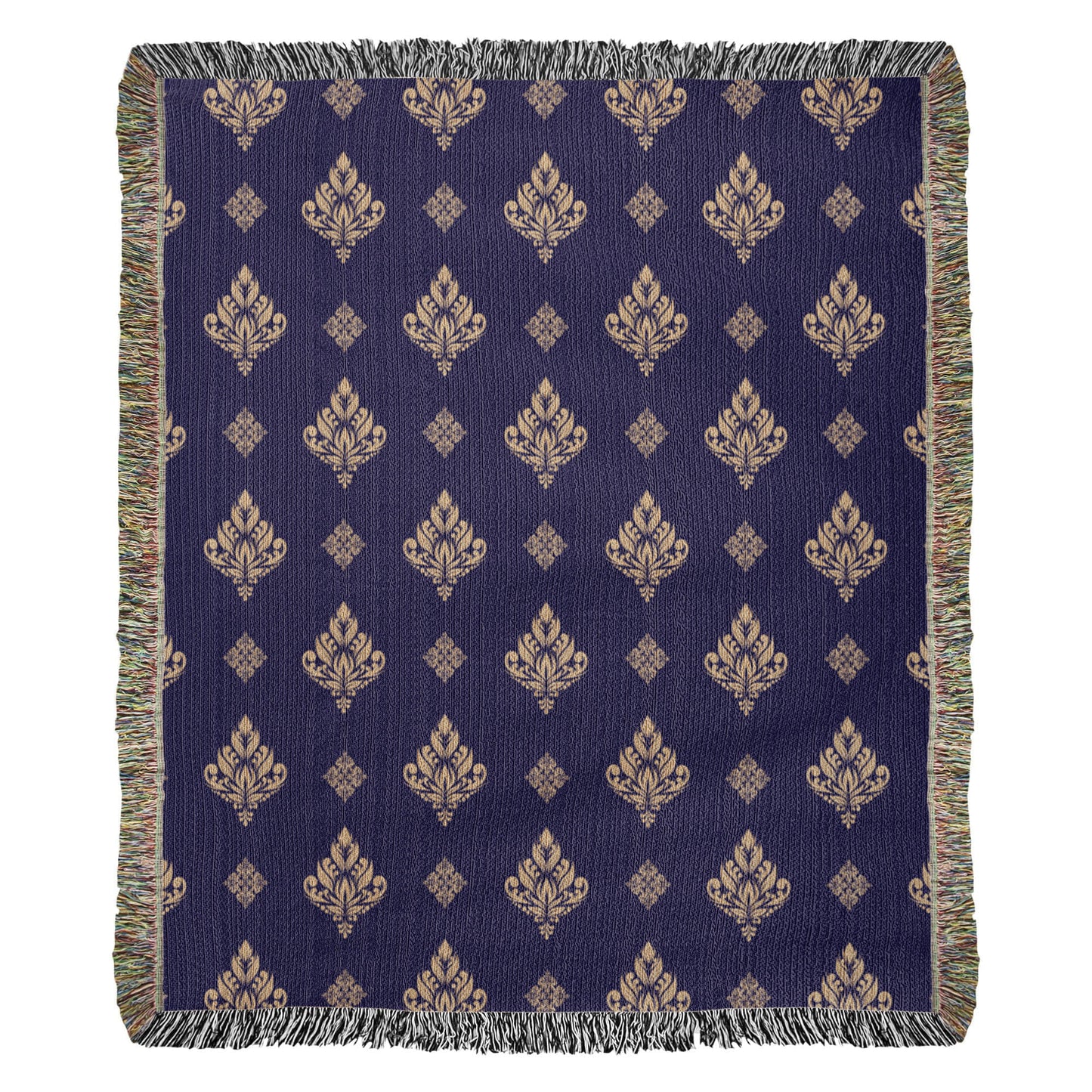 Damask Pattern 003 - 50" x 60" Heirloom Woven Blanket