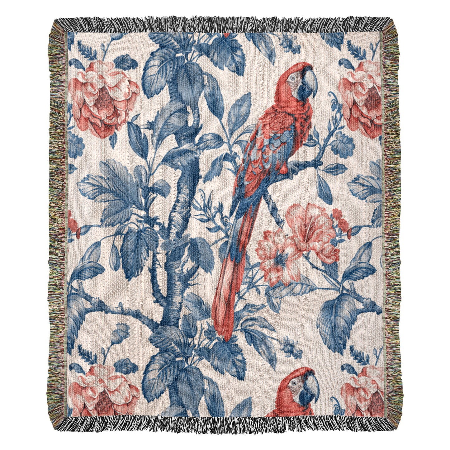 Chinese Ornament Pattern 002 - 50" x 60" Heirloom Woven Blanket