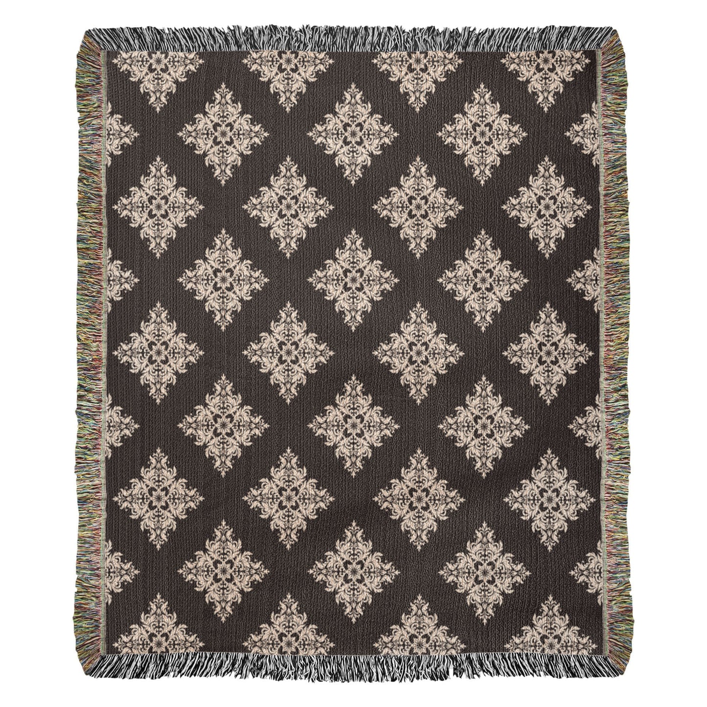 Damask Pattern 017 - 50" x 60" Heirloom Woven Blanket