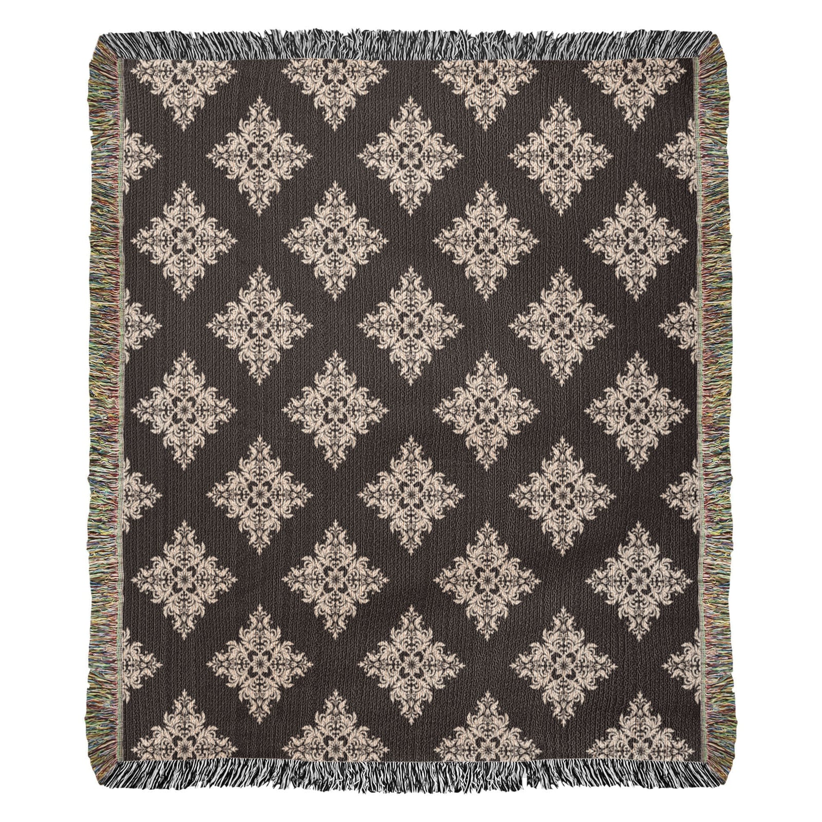 Damask Pattern 017 - 50" x 60" Heirloom Woven Blanket