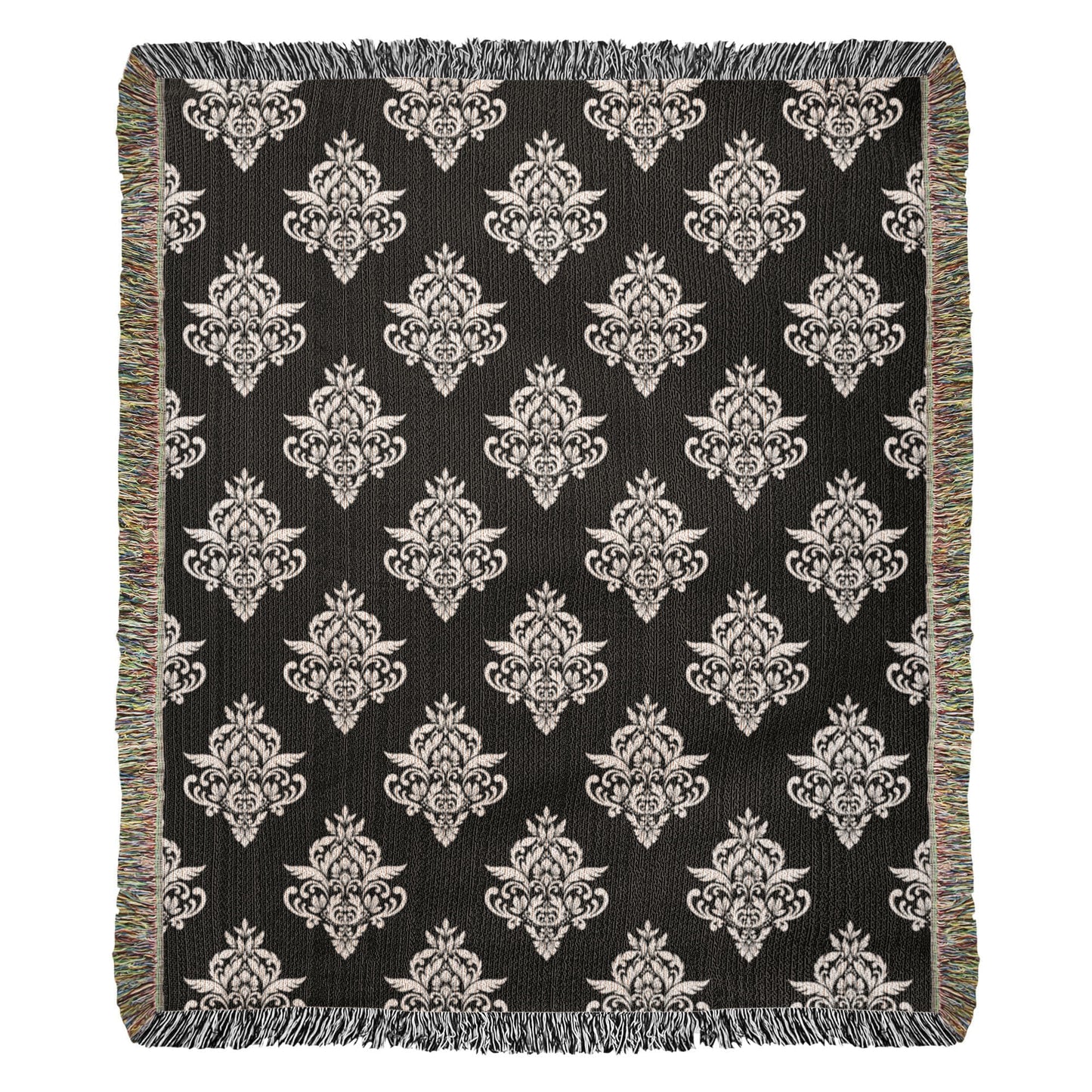 Damask Pattern 025 - 50" x 60" Heirloom Woven Blanket