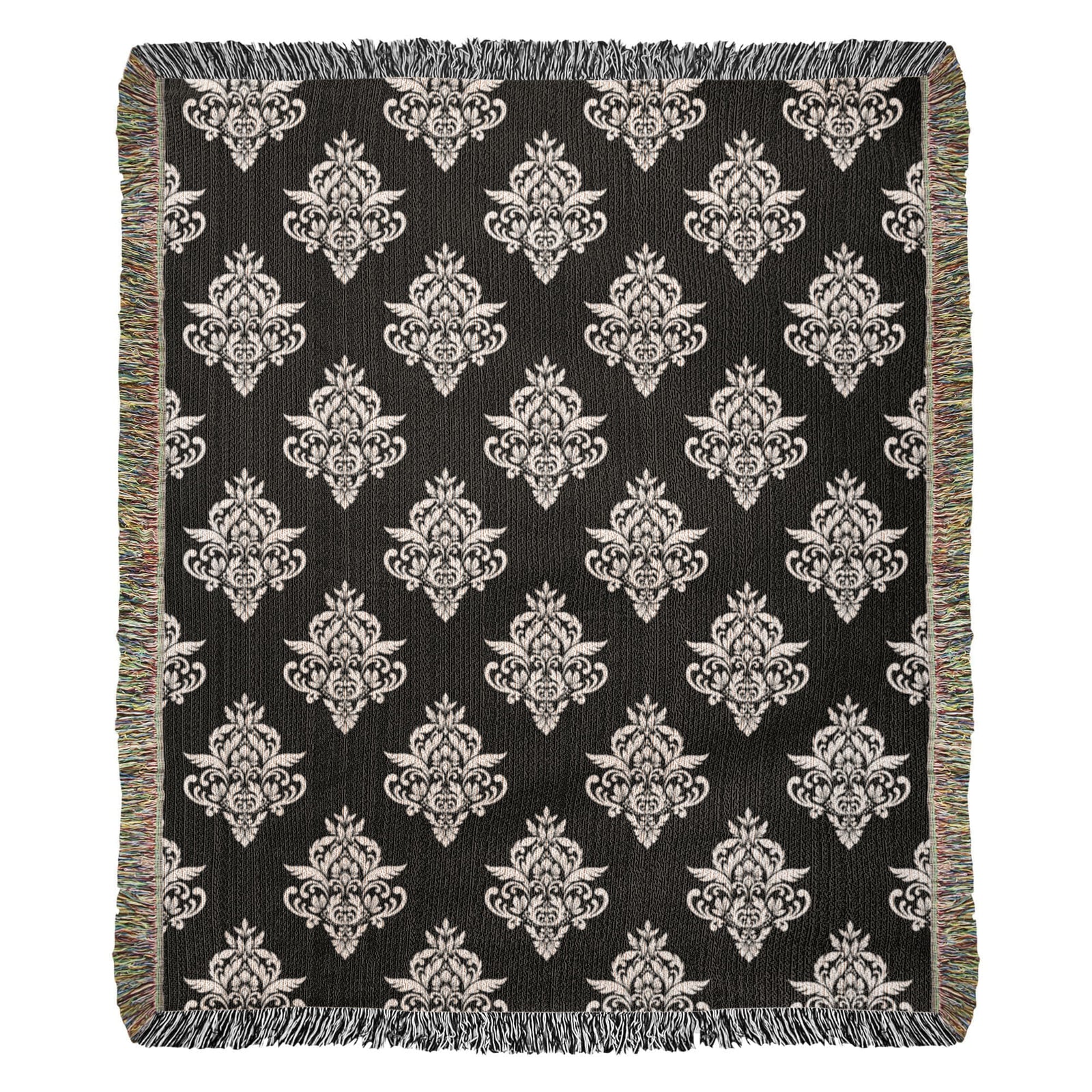 Damask Pattern 025 - 50" x 60" Heirloom Woven Blanket