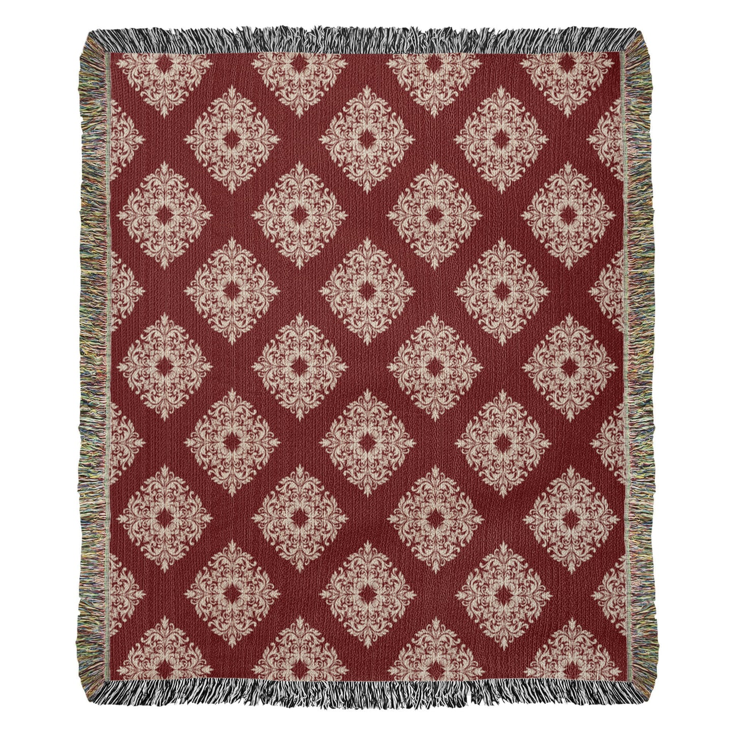 Damask Pattern 019 - 50" x 60" Heirloom Woven Blanket