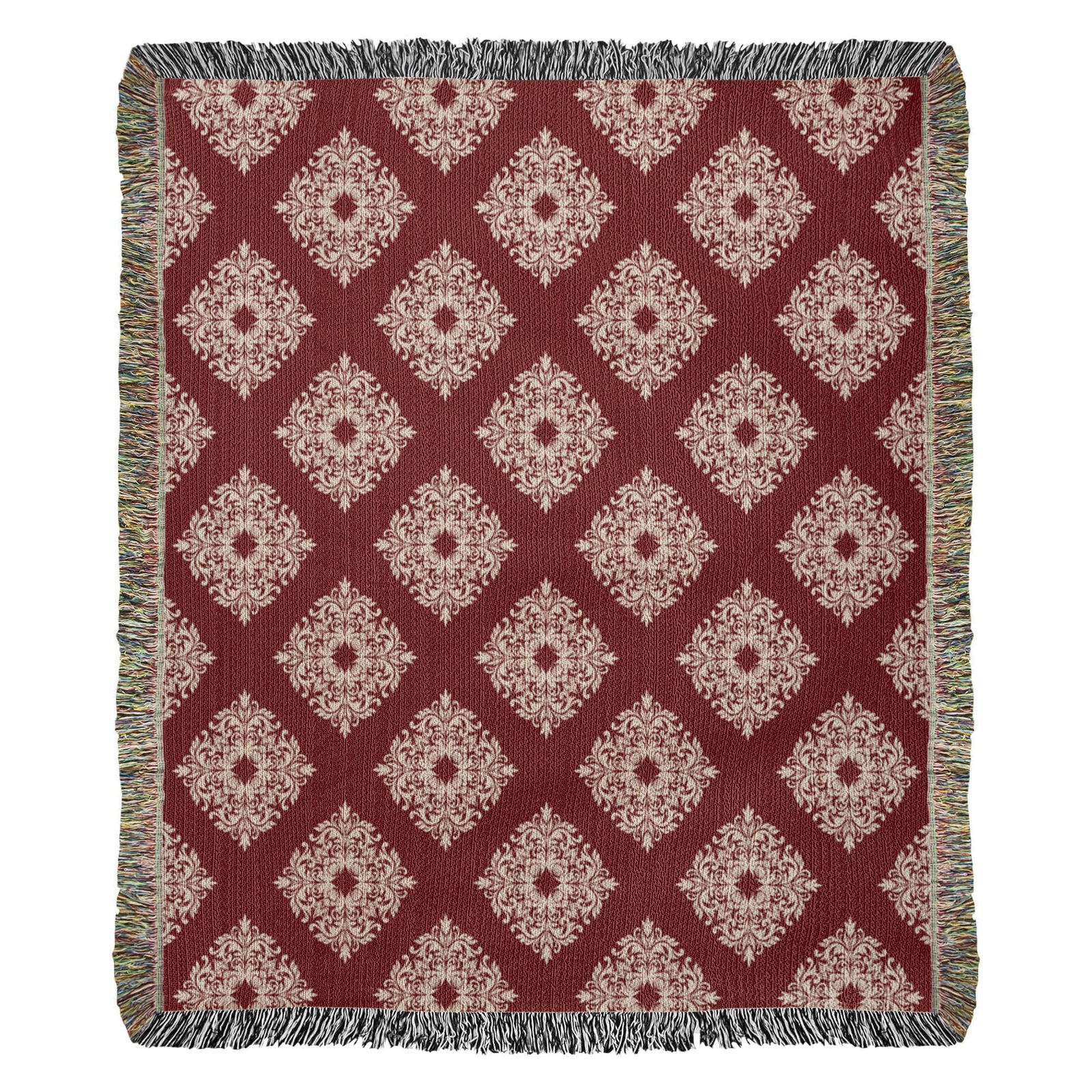 Damask Pattern 019 - 50" x 60" Heirloom Woven Blanket
