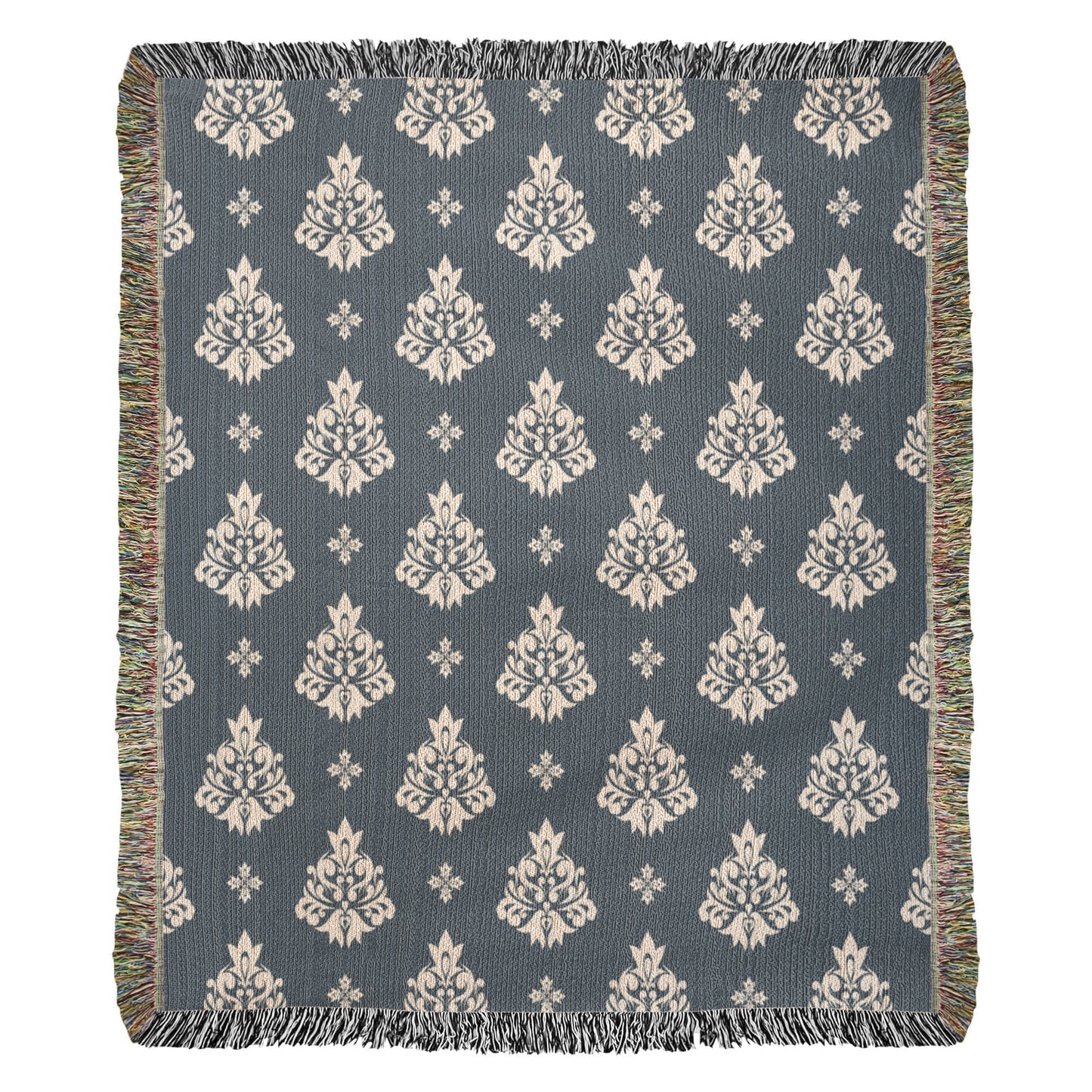 Damask Pattern 035 - 50" x 60" Heirloom Woven Blanket