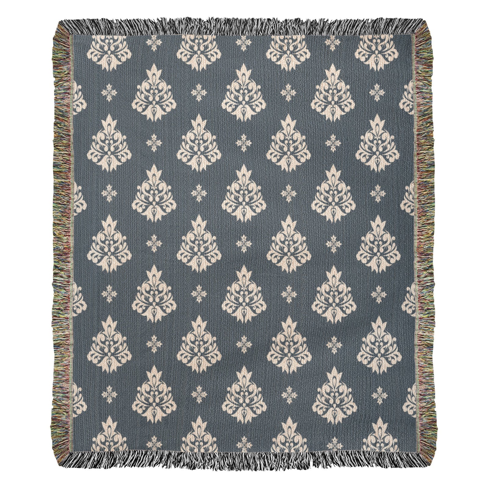 Damask Pattern 035 - 50" x 60" Heirloom Woven Blanket