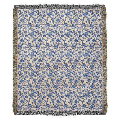 Chinese Ornament Pattern 012 - 50" x 60" Heirloom Woven Blanket