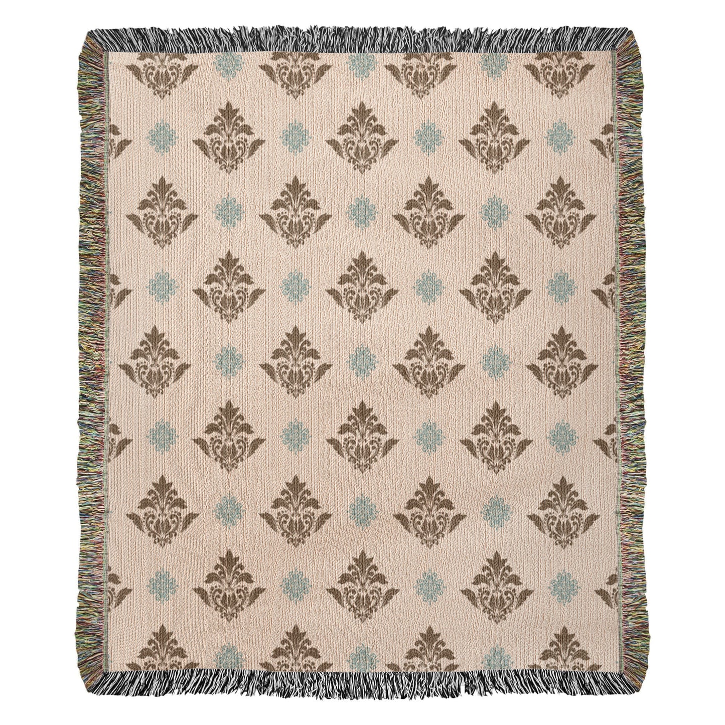 Damask Pattern 007 - 50" x 60" Heirloom Woven Blanket