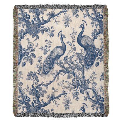 Chinese Ornament Pattern 003 - 50" x 60" Heirloom Woven Blanket