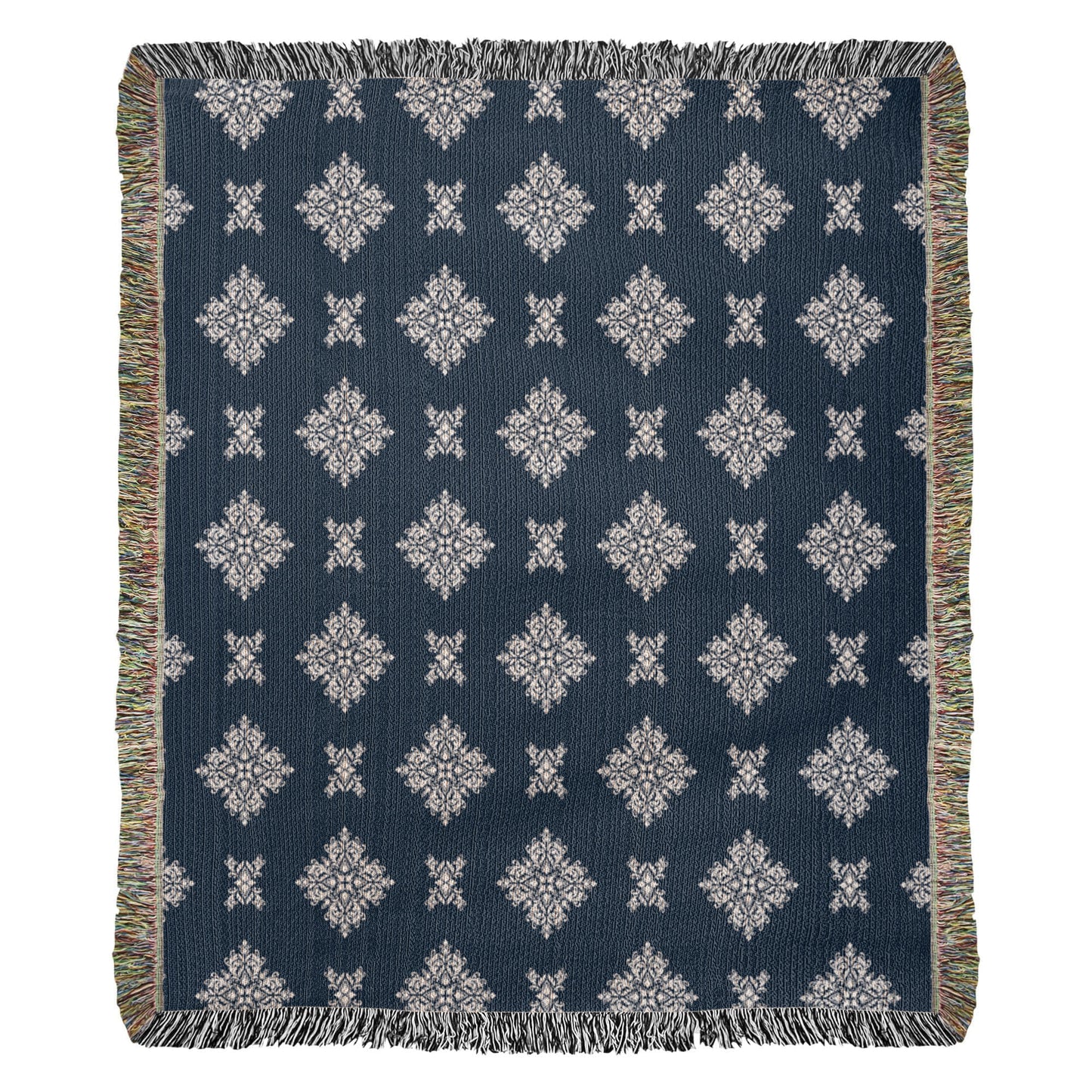 Damask Pattern 010 - 50" x 60" Heirloom Woven Blanket