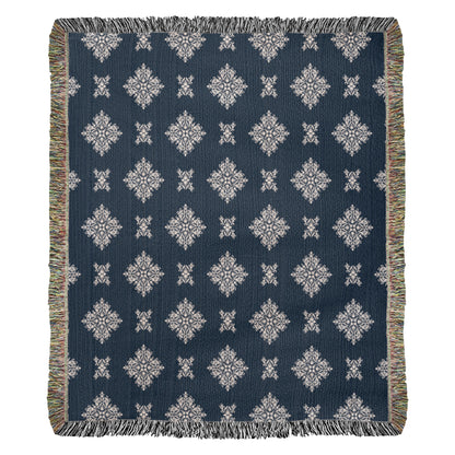 Damask Pattern 010 - 50" x 60" Heirloom Woven Blanket