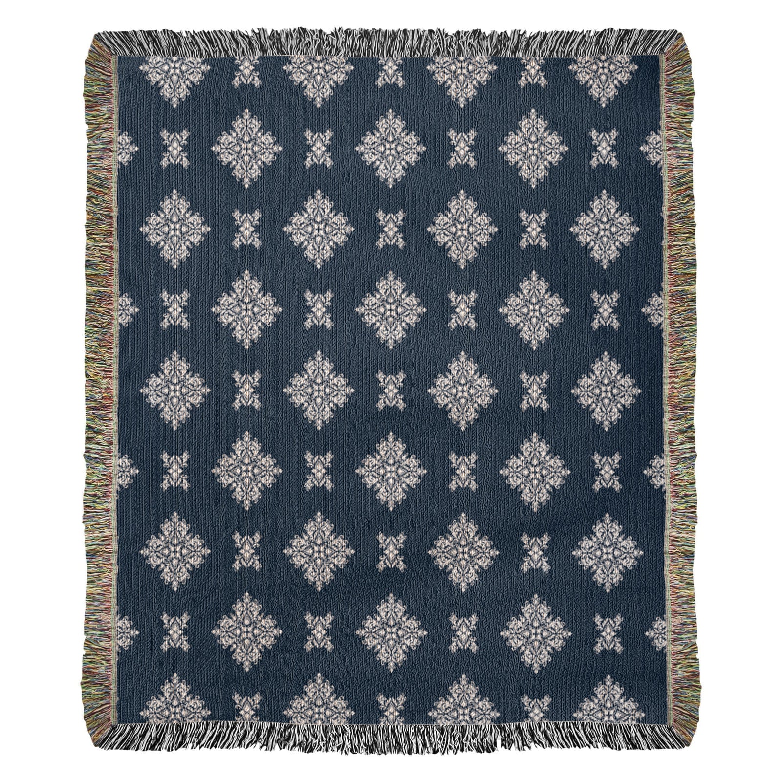 Damask Pattern 010 - 50" x 60" Heirloom Woven Blanket