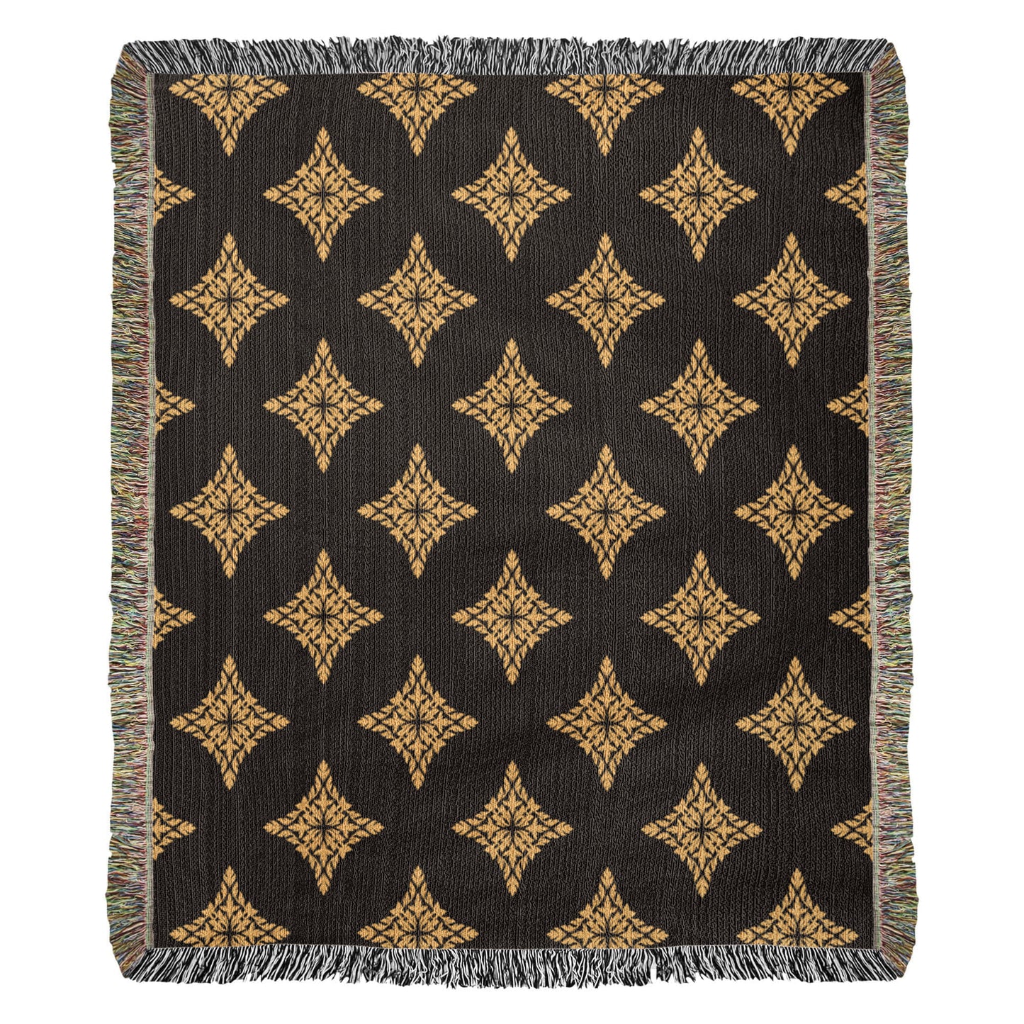 Damask Pattern 014 - 50" x 60" Heirloom Woven Blanket