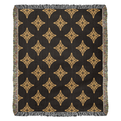 Damask Pattern 014 - 50" x 60" Heirloom Woven Blanket