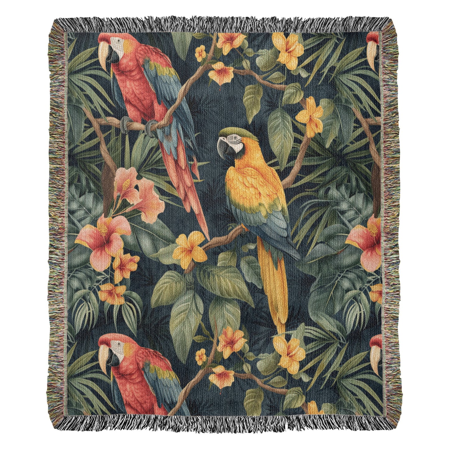 Chinoiserie Pattern 029 - 50" x 60" Heirloom Woven Blanket