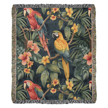 Chinoiserie Pattern 029 - 50" x 60" Heirloom Woven Blanket