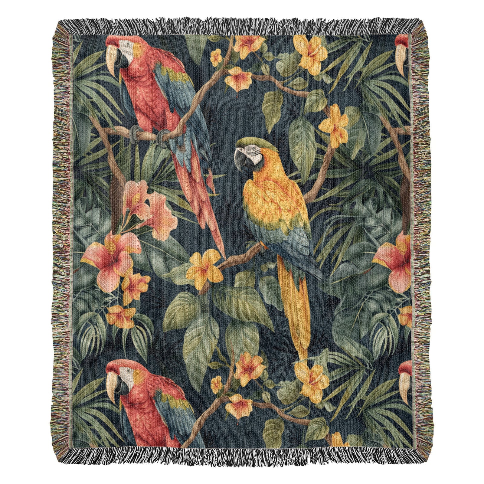 Chinoiserie Pattern 029 - 50" x 60" Heirloom Woven Blanket