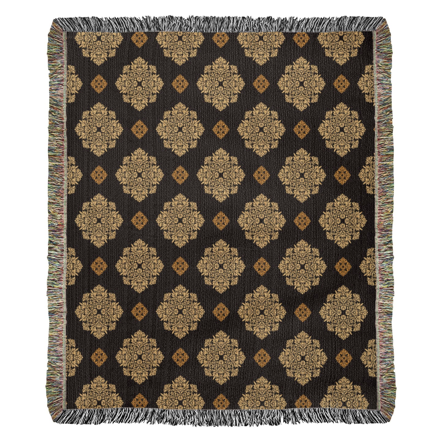 Damask Pattern 030 - 50" x 60" Heirloom Woven Blanket