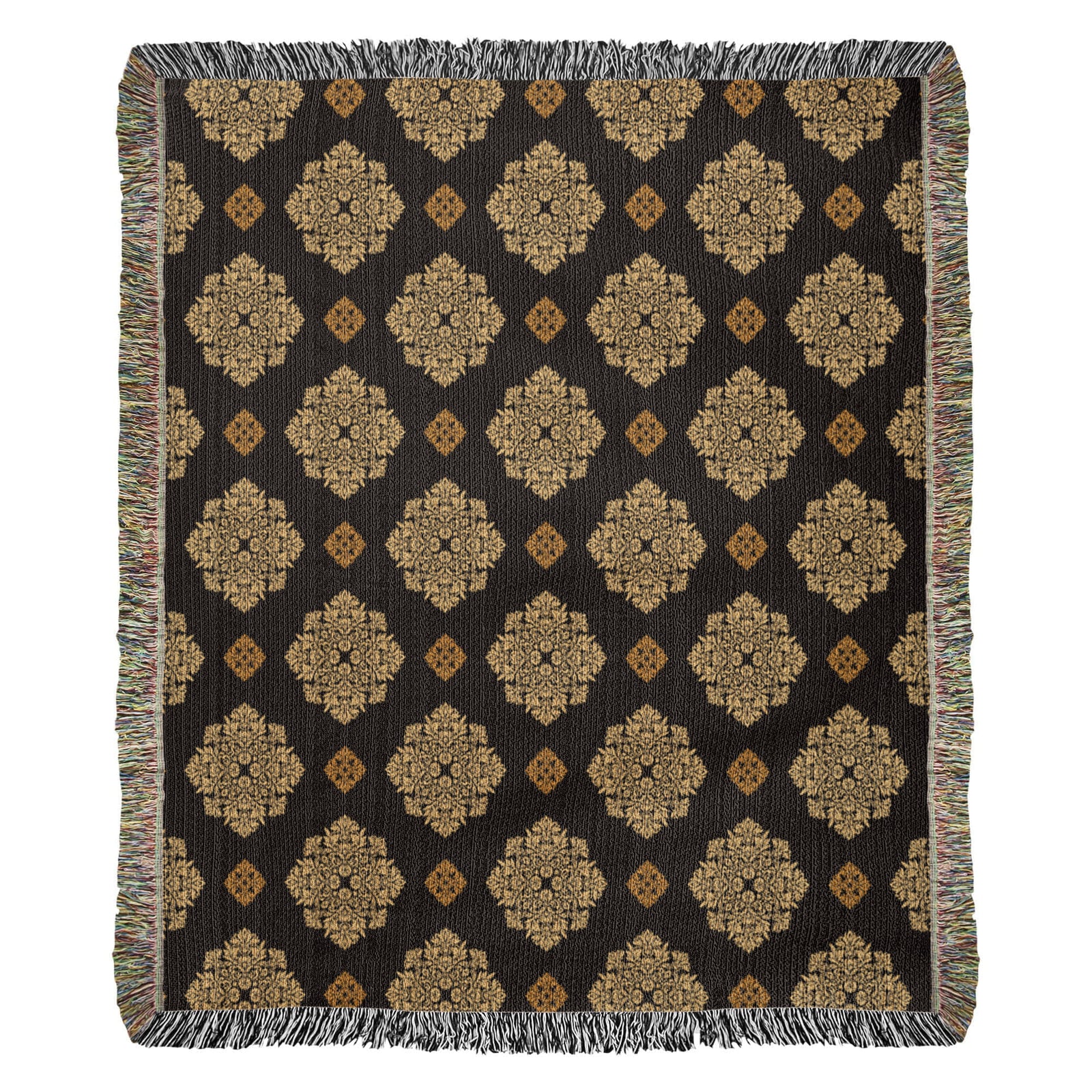 Damask Pattern 030 - 50" x 60" Heirloom Woven Blanket