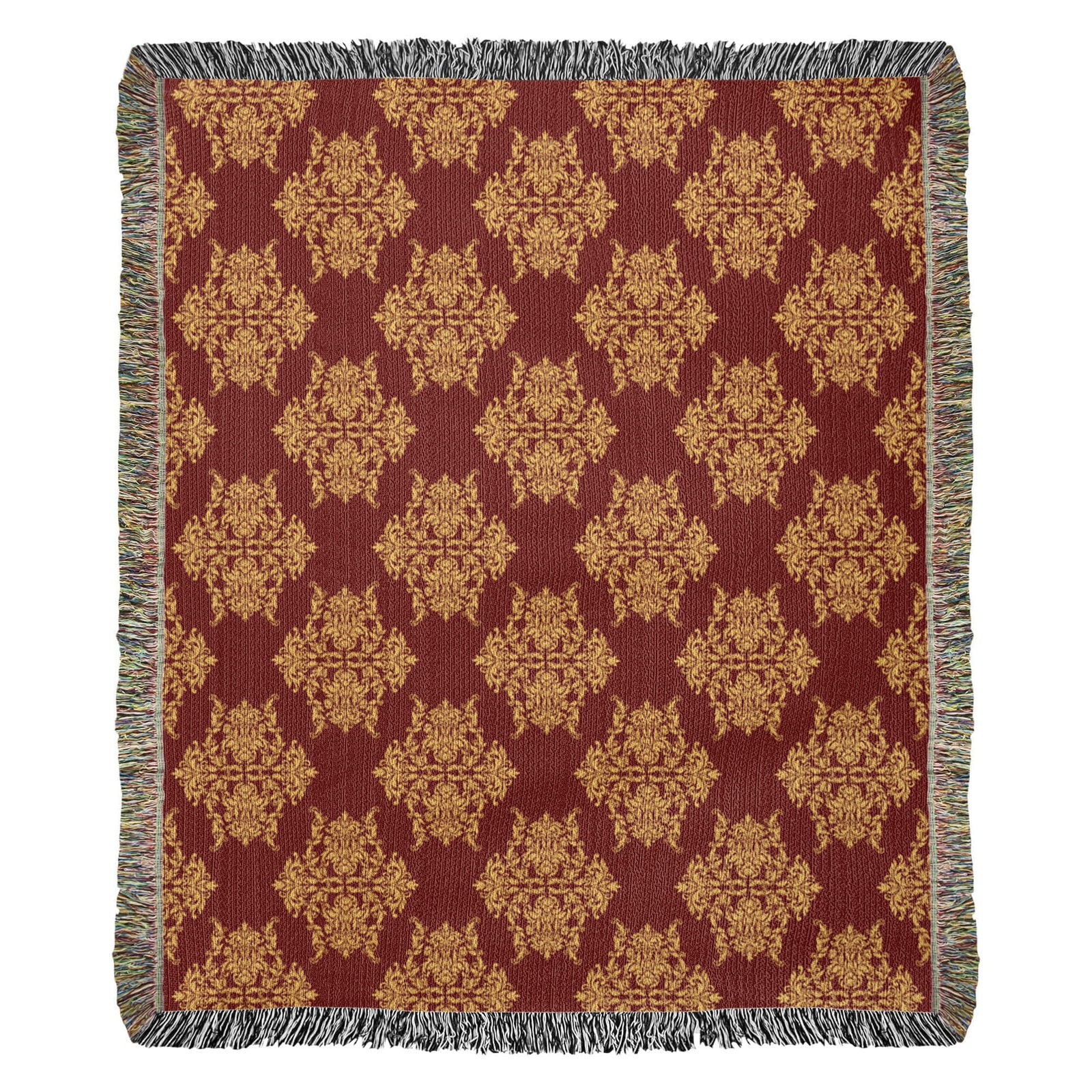 Damask Pattern 020 - 50" x 60" Heirloom Woven Blanket