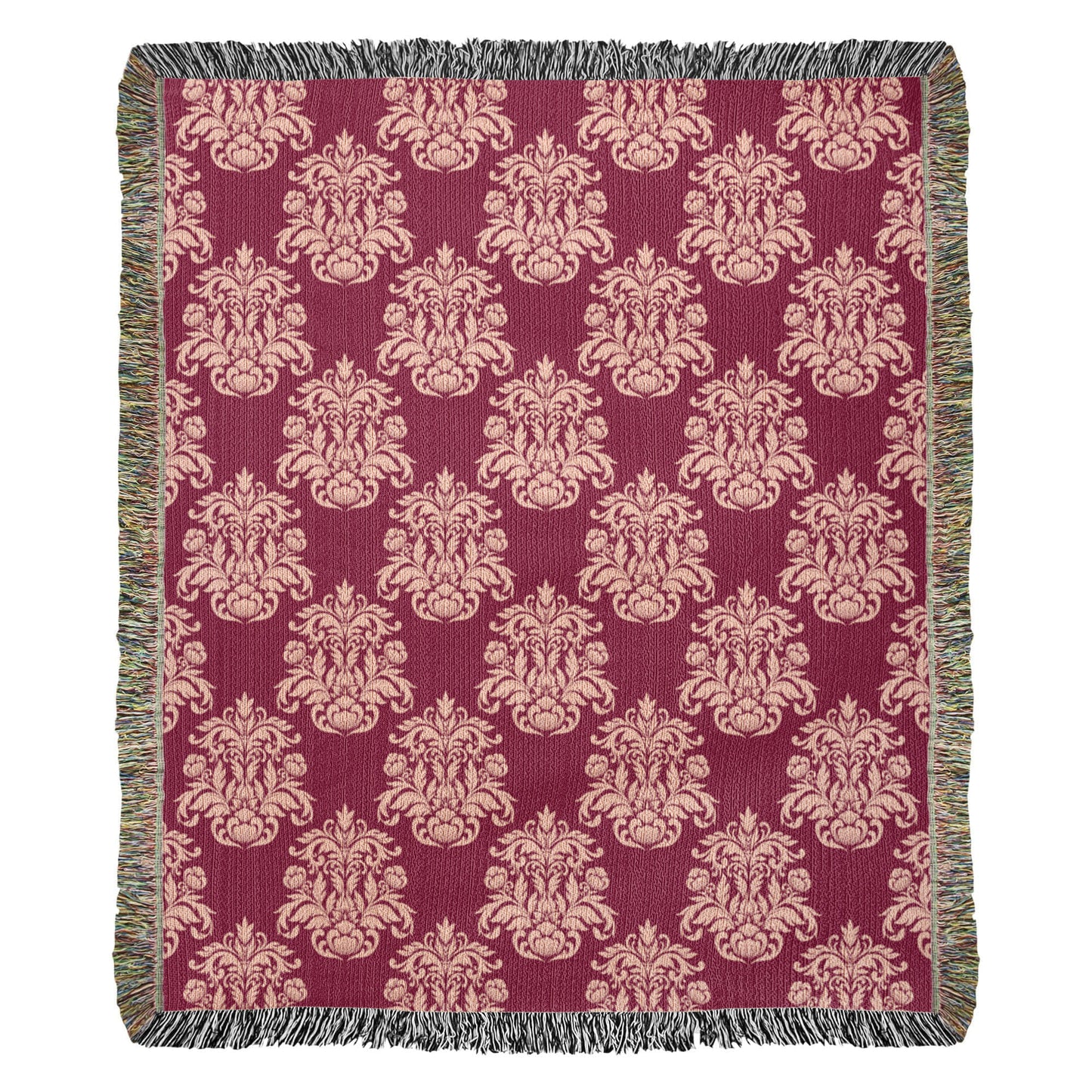 Damask Pattern 021 - 50" x 60" Heirloom Woven Blanket