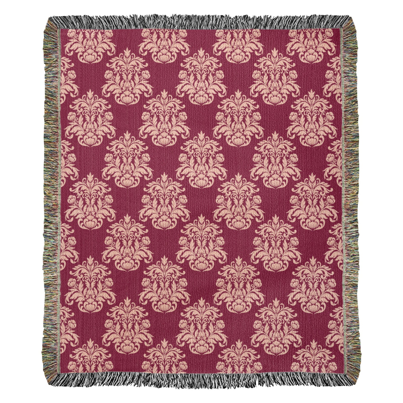 Damask Pattern 021 - 50" x 60" Heirloom Woven Blanket