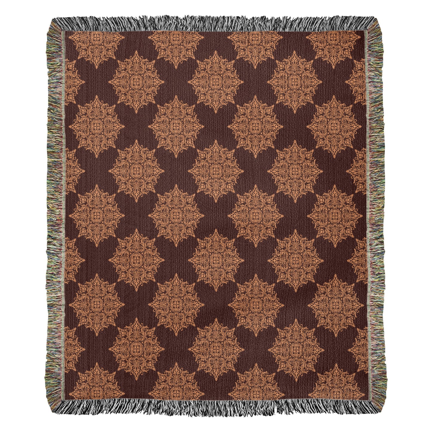 Damask Pattern 012 - 50" x 60" Heirloom Woven Blanket