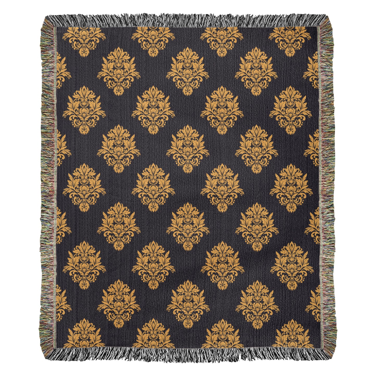 Damask Pattern 034 - 50" x 60" Heirloom Woven Blanket