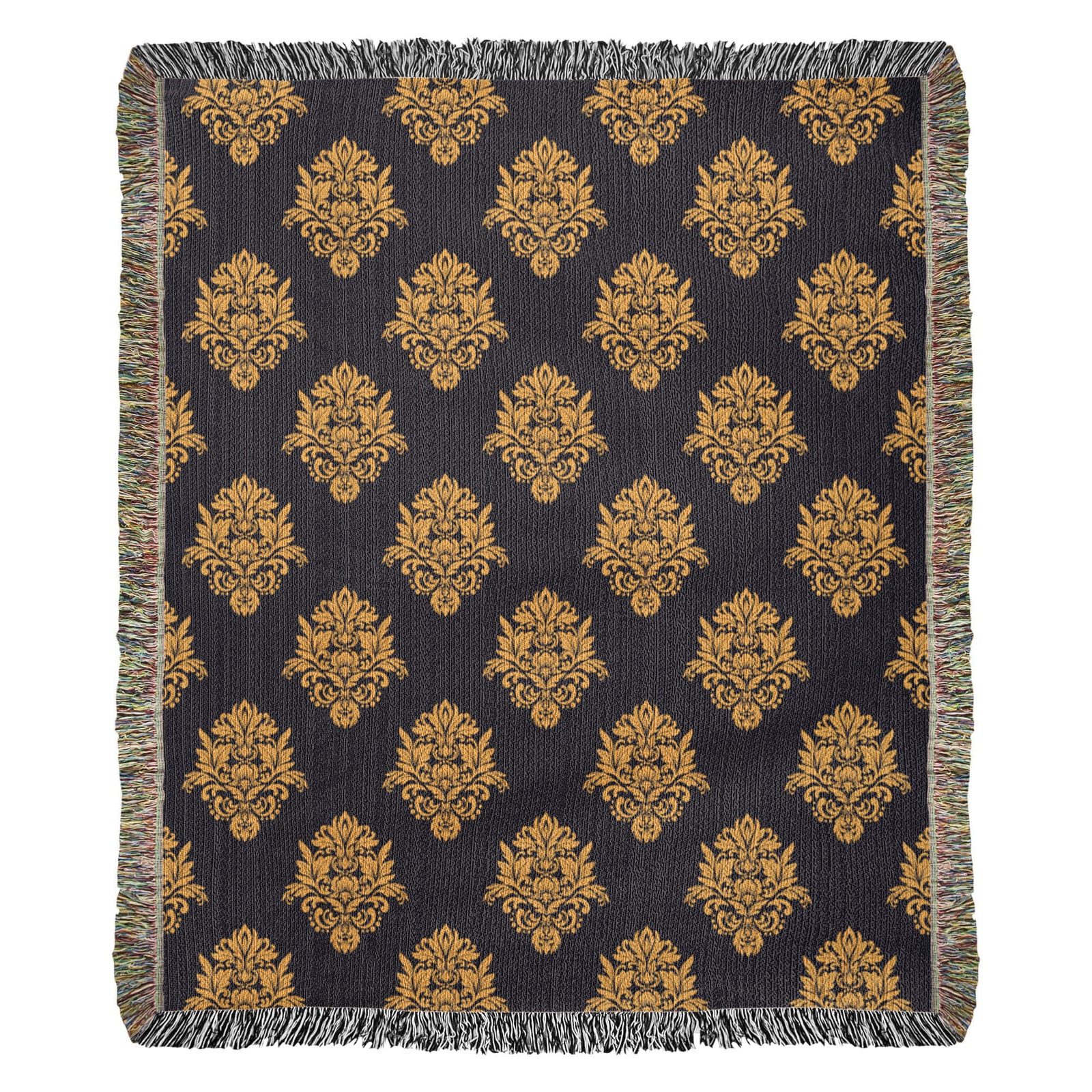 Damask Pattern 034 - 50" x 60" Heirloom Woven Blanket