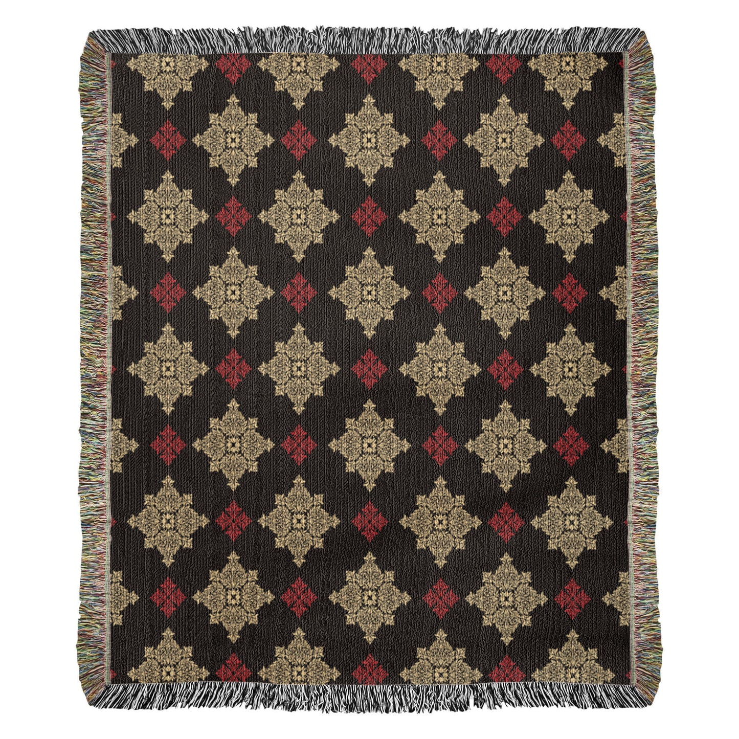 Damask Pattern 029 - 50" x 60" Heirloom Woven Blanket