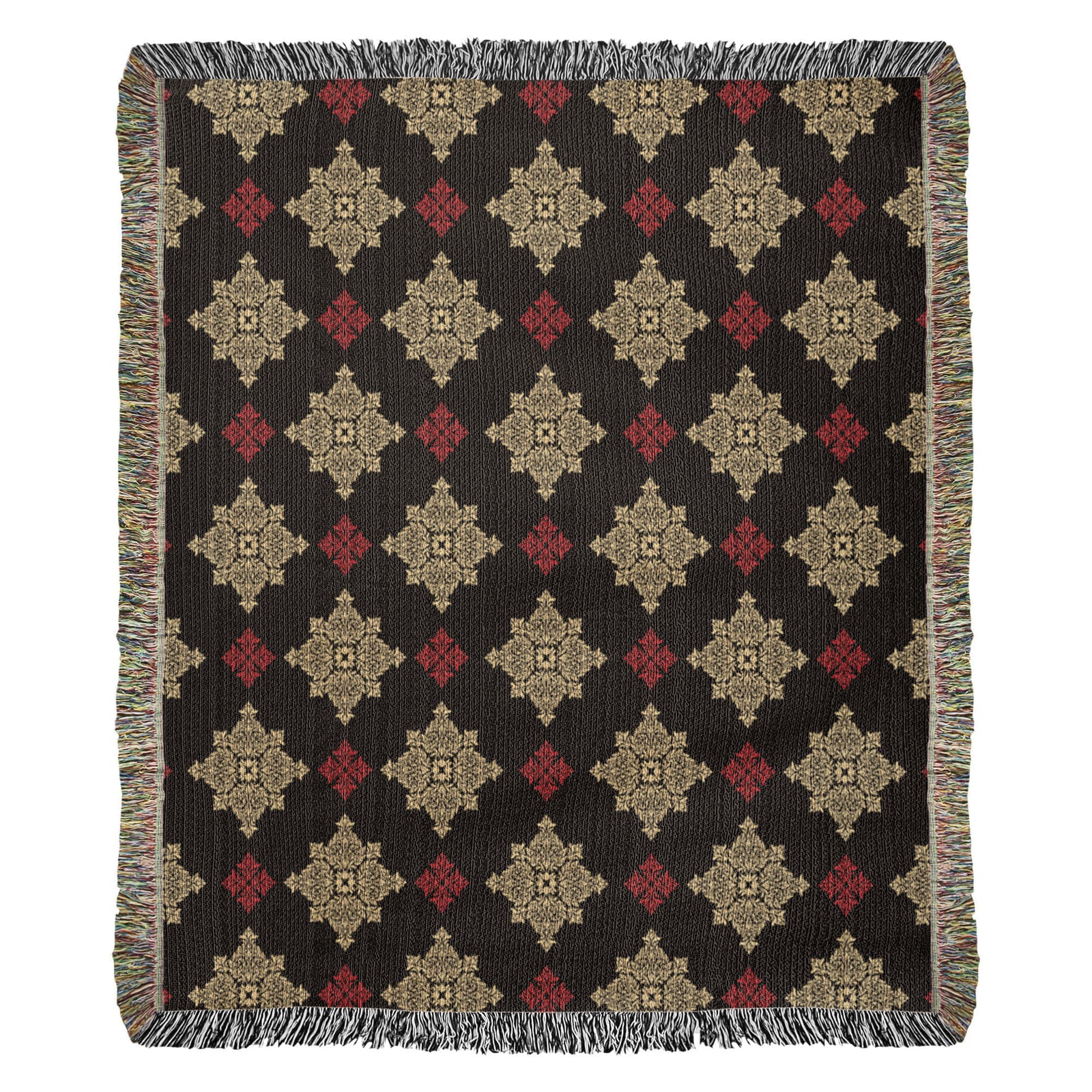 Damask Pattern 029 - 50" x 60" Heirloom Woven Blanket