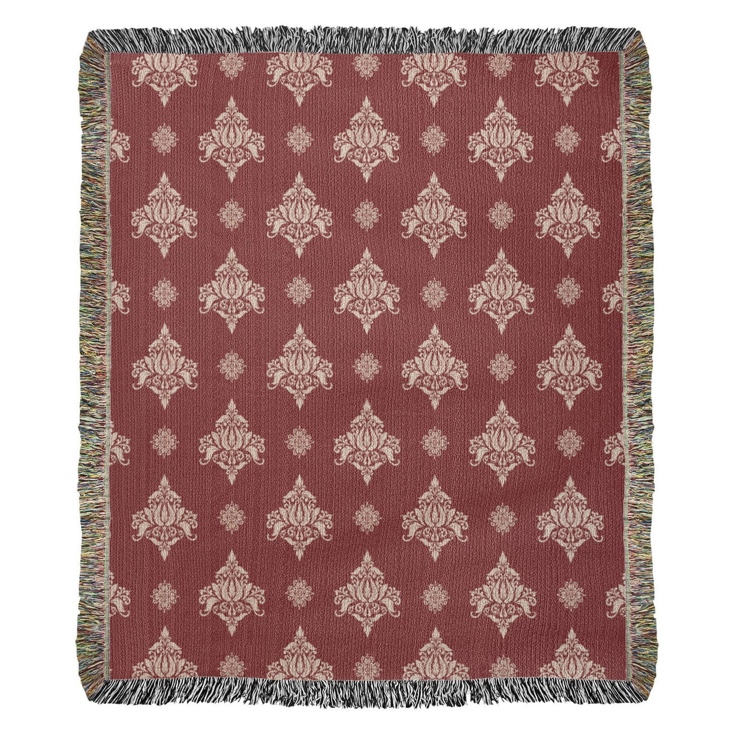 Damask Pattern 011 - 50" x 60" Heirloom Woven Blanket