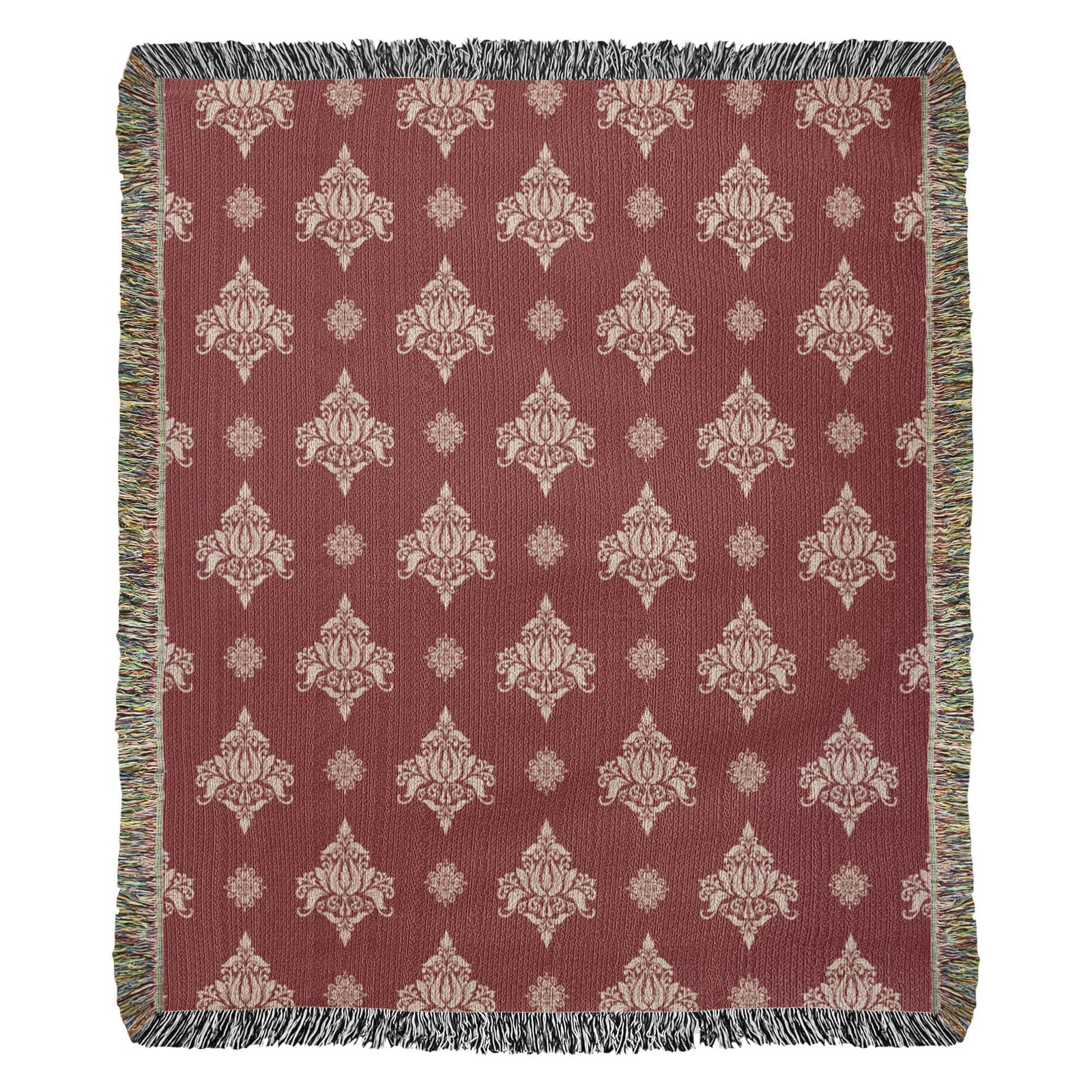 Damask Pattern 011 - 50" x 60" Heirloom Woven Blanket